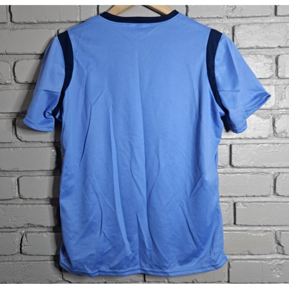 Vintage Pearl Izumi Women's Active Shirt Size L Blue Contrast Trim - Picture 6 of 7